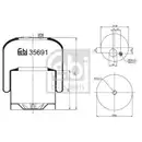 FEBI BILSTEIN 35691 Luftfederbalg