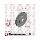 Original ZIMMERMANN 590.2561.52 Bremsscheiben 2 Stück für TOYOTA