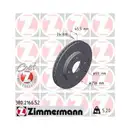 Original ZIMMERMANN 380.2166.52 Bremsscheiben 2 Stück für SMART