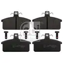 FEBI BILSTEIN 116100 Bremsbelagsatz für LANCIA