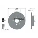 TEXTAR 92129103 PKW Bremsscheiben