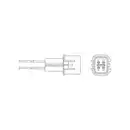 NTK 95002 Lambdasonde OZA668-EE26