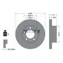 TEXTAR 92115903 Bremsscheiben 2 Stück RENAULT