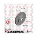 ZIMMERMANN 590.2560.52 Bremsscheiben 2 Stück für TOYOTA