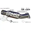 Abgasrohr Ernst 341585 für Ford Vorne