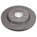 FEBI BILSTEIN 108196 Bremsscheiben 2 Stück hinten für OPEL