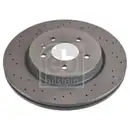 FEBI BILSTEIN 108196 Bremsscheiben 2 Stück hinten für OPEL