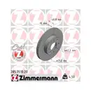 Zimmermann 285.3510.20 Bremsscheiben 2 Stück HYUNDAI