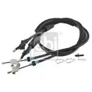FEBI BILSTEIN 170488 Handbremsseil für FORD
