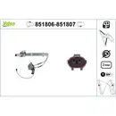 Fensterheber Valeo 851806 für Kia Vorne Links