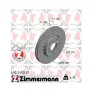 ZIMMERMANN 470.2450.20 Bremsscheiben 2 Stück DACIA