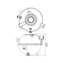 Ausgleichsbehälter Kühlmittel Mahle CRT 19 000S Behr für Audi für Seat für Skoda