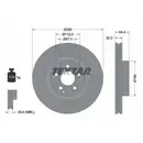 TEXTAR 92119903 Bremsscheiben 2 Stück MERCEDES-BENZ