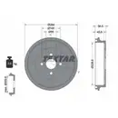 TEXTAR 94040900 Bremstrommeln 2 Stück hinten TOYOTA