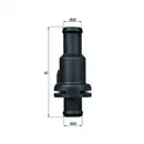 Thermostat Kühlmittel Mahle TH 5 80 Behr für Audi für VW für Cupra