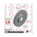 Zimmermann 600.3242.20 Bremsscheiben 2 Stück SEAT