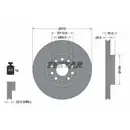 TEXTAR 92120505 Bremsscheiben 2 Stück