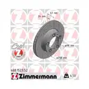 Original ZIMMERMANN 460.1523.52 Bremsscheiben 2 Stück für PORSCHE