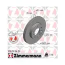 Zimmermann 370.3074.20 Bremsscheiben 2 Stück MAZDA