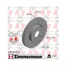 ZIMMERMANN 430.2615.52 Bremsscheiben 2 Stück für OPEL