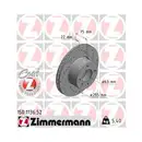 Original ZIMMERMANN 150.1136.52 Bremsscheiben 2 Stück für BMW