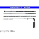 ATE Bremsenset Scheiben 294 mm belüftet Bremsbeläge Warnkontakt hinten 3er E46
