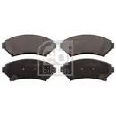 FEBI BILSTEIN 116156 Bremsbelagsatz für OPEL, BUICK