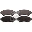 FEBI BILSTEIN 116156 Bremsbelagsatz für BUICK, OPEL