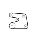 CONTINENTAL CTAM 6PK1873K4 Keilrippenriemen Kit