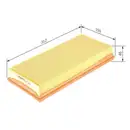 Luftfilter Bosch 1 987 429 152 für Toyota