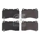 Febi Bremsscheiben Bremsbeläge Vorne Hinten für Volvo S60 1 384 V70 2 285