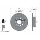 TEXTAR 92121103 Bremsscheiben 2 Stück VW