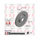 Zimmermann 110.2209.20 Bremsscheiben 2 Stück FIAT