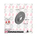 Original ZIMMERMANN 430.1454.52 Bremsscheiben 2 Stück für OPEL