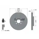 Original Textar Bremsenset Bremsscheiben Ø280 belüftet 4-Loch Beläge vorn Opel M