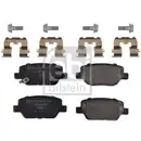 Febi Bremsscheiben Bremsbeläge Hinten für Fiat Tipo