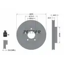 TEXTAR 92130303 Bremsscheiben 2 Stück MAZDA