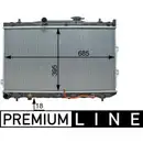 Kühler Motorkühlung Mahle CR 1336 000P Behr *** Premium Line *** für Kia