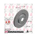 Original ZIMMERMANN 100.3332.52 Bremsscheiben 2 Stück für AUDI