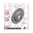 Original ZIMMERMANN 150.3456.75 Bremsscheiben 2 Stück für BMW