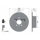 Textar Bremsenset Bremsscheiben Ø280 voll Bremsbeläge WK hinten BMW 1er