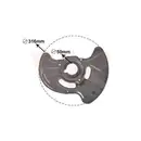 VAN WEZEL Spritzblech Bremsscheibe vo. li. 3032371