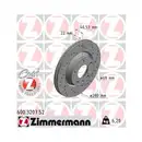 ZIMMERMANN 600.3207.52 Bremsscheiben 2 Stück für AUDI