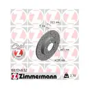 Original ZIMMERMANN 100.1248.52 Bremsscheiben 2 Stück für VW