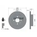 TEXTAR 92135303 Bremsscheiben 2 Stück SUZUKI