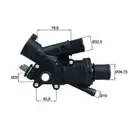 Thermostat Kühlmittel Mahle TH 43 83 Behr für Citroën für Fiat für Ford für DS