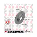 Zimmermann 110.2219.20 Bremsscheiben 2 Stück ALFA ROMEO