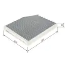 BOSCH 1 987 435 524 Filter, Innenraumluft R5524