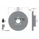 TEXTAR 92141505 Bremsscheiben 2 Stück vorne für BMW