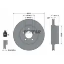 TEXTAR 92141603 Bremsscheiben 2 Stück BMW